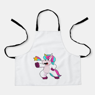 Unicorn met Star Schort