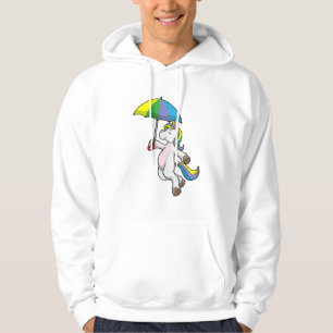 Unicorn met Umbrella Hoodie