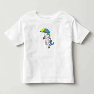 Unicorn met Umbrella Kinder Shirts