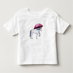 Unicorn met Umbrella Kinder Shirts
