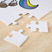 Unicorn met Umbrella Legpuzzel (Zijkant)