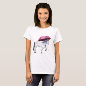 Unicorn met Umbrella T-shirt (Voorkant volledig)