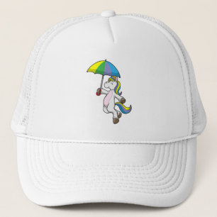 Unicorn met Umbrella Trucker Pet
