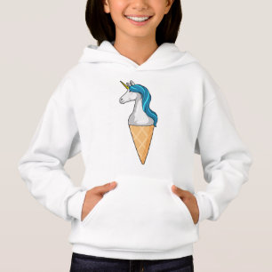 Unicorn met wafelijs