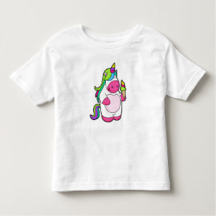 Unicorn met wafelijs kinder shirts