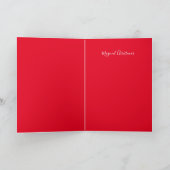 Unicorn met wilde bloemen in Waterverf Kaart (Binnen)