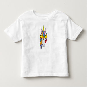 Unicorn met zonnebril kinder shirts