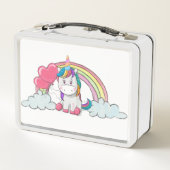 Unicorn Metal Lunch Box (Achterkant)