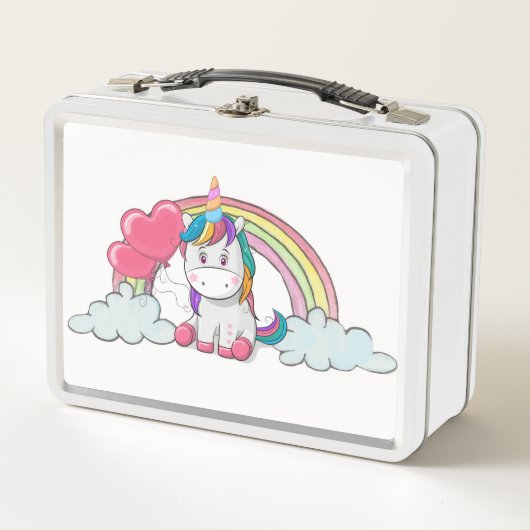 Unicorn Metal Lunch Box (Voorkant)