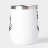 Unicorn mignon Whimsical Girl Nom personnalisé (Gauche)