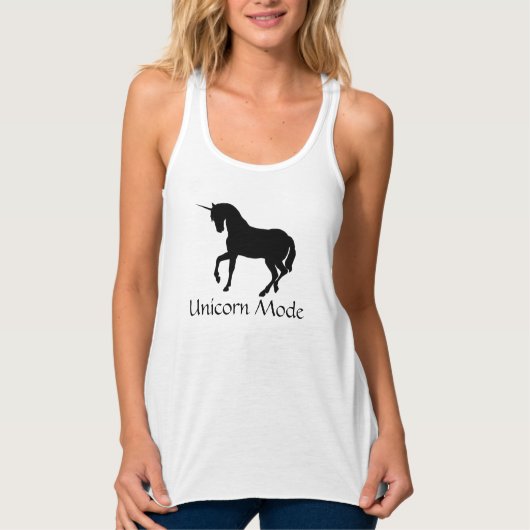 Unicorn-modus Tanktop (Voorkant)