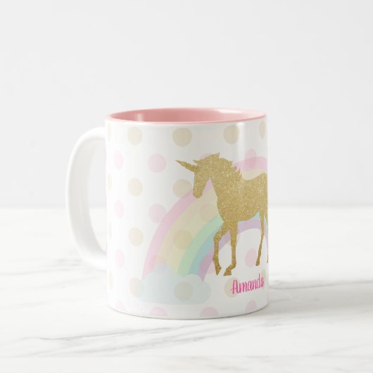 Unicorn Mok, Glitter Unicorn Mok (Voorkant links)