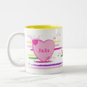 Unicorn mok met vrolijke kleuren - Unicorn mug (Links)