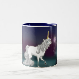 Unicorn-Mok Tweekleurige Koffiemok