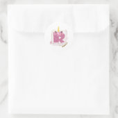 Unicorn Monogram R Aangepaste Stickers (Tas)