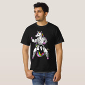 Unicorn Ninja Karate Martial Art Kickboxing Taekwo T-shirt (Voorkant volledig)