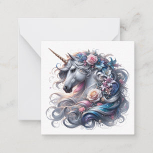 Unicorn Note Kaart Notitiekaartje