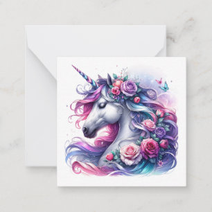 Unicorn Note Kaart Notitiekaartje