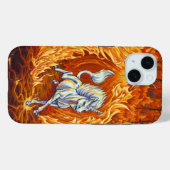 Unicorn of Fire Fantasy Art Case-Mate iPhone Case (Achterkant (horizontaal))