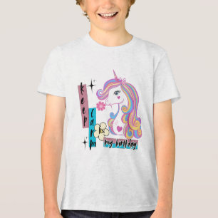 Unicorn ontwerp voor unicorn liefhebbers Tri-Blend shirt