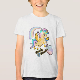 Unicorn ontwerp voor unicorn liefhebbers Tri-Blend shirt
