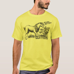 Unicorn op de krab t-shirt