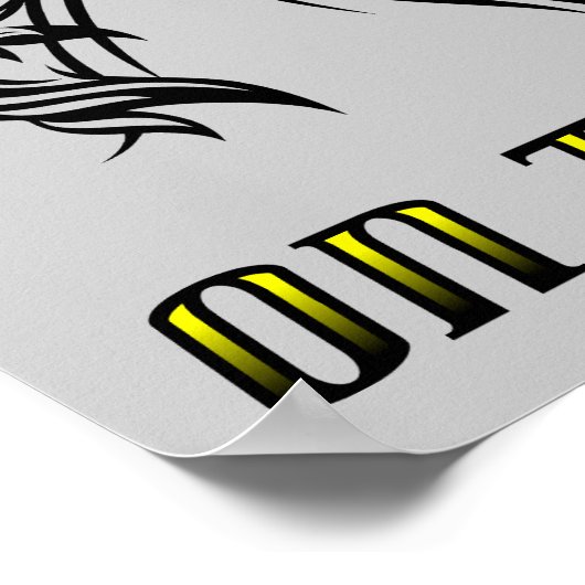 Unicorn op het Poster Cob (Hoek)