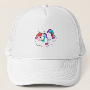 Unicorn op wolken trucker pet