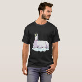 Unicorn over cloud t-shirt (Voorkant volledig)