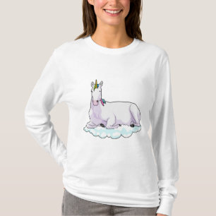 Unicorn over cloud t-shirt