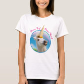 Unicorn-paard en regenboog t-shirt (Voorkant)