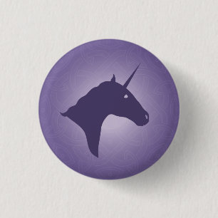Unicorn paarse Button