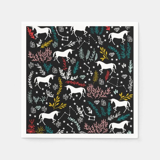 Unicorn Paper Napkin Servet (Voorkant)