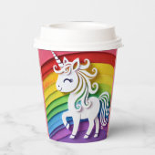 Unicorn Papieren Bekers (Achterkant)
