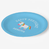 Unicorn Papieren Bordje (Gekanteld)