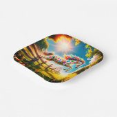 Unicorn Papieren Bordje (Gebogen)