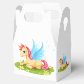 Unicorn Party Favor Box Bedankdoosjes (Geopend)