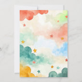 Unicorn Party Magique Invitation anniversaire (Dos)