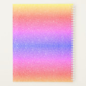 Unicorn Pastel Rainbow Parties scintillant personn (Dos)