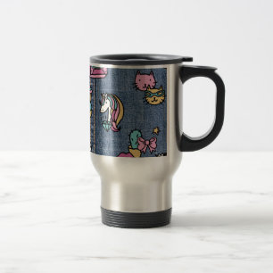 unicorn patches denim reisbeker