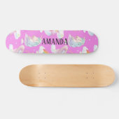 Unicorn patroon skateboard (Horizontaal)