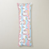 Unicorn Pattern Lichaamskussen (Achterkant (Verticaal))