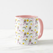 Unicorn pattern mok (Voorkant rechts)