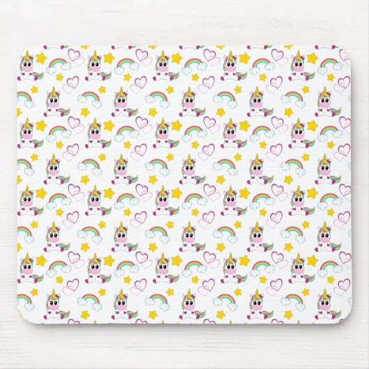 Unicorn pattern muismat (Voorkant)