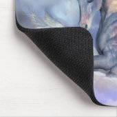 Unicorn Peace Art Mousepad Muismat (Hoek)