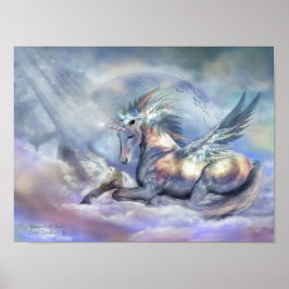 Unicorn Peace Art Poster/Print Poster