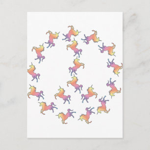 Unicorn Peace Briefkaart