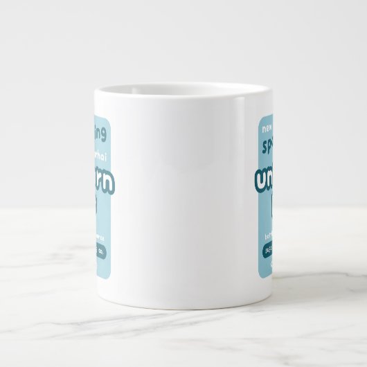 Unicorn Pee Extra Grote Mok (Voorkant)