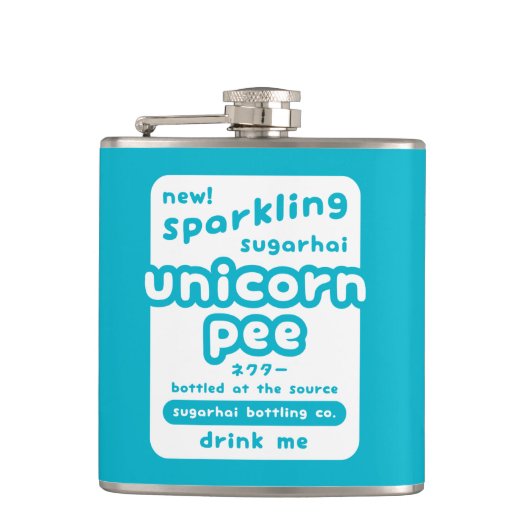 Unicorn Pee Heupfles (Voorkant)