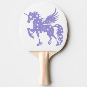 Unicorn pegasus - Kies achtergrondkleur Tafeltennisbatje